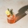 a drink with garnishes
